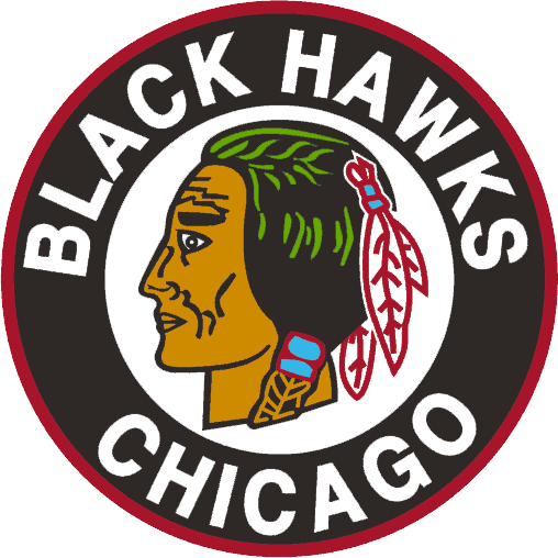 Chicago Blackhawks 1941 42-1954 55 Primary Logo iron on paper